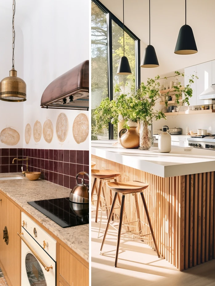 Kitchen remodel visualization with AI interior design